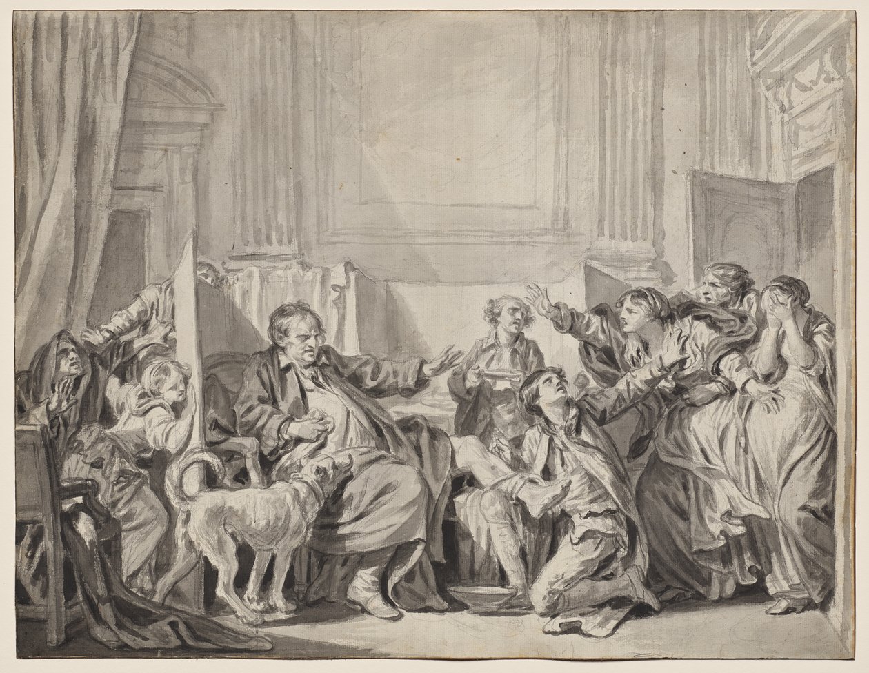 The Guilty and Repentant Daughter de Jean-Baptiste Greuze