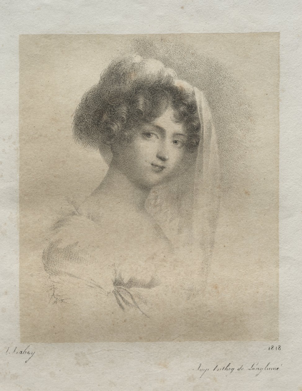 Mme. Horace Vernet de Jean-Baptiste Isabey