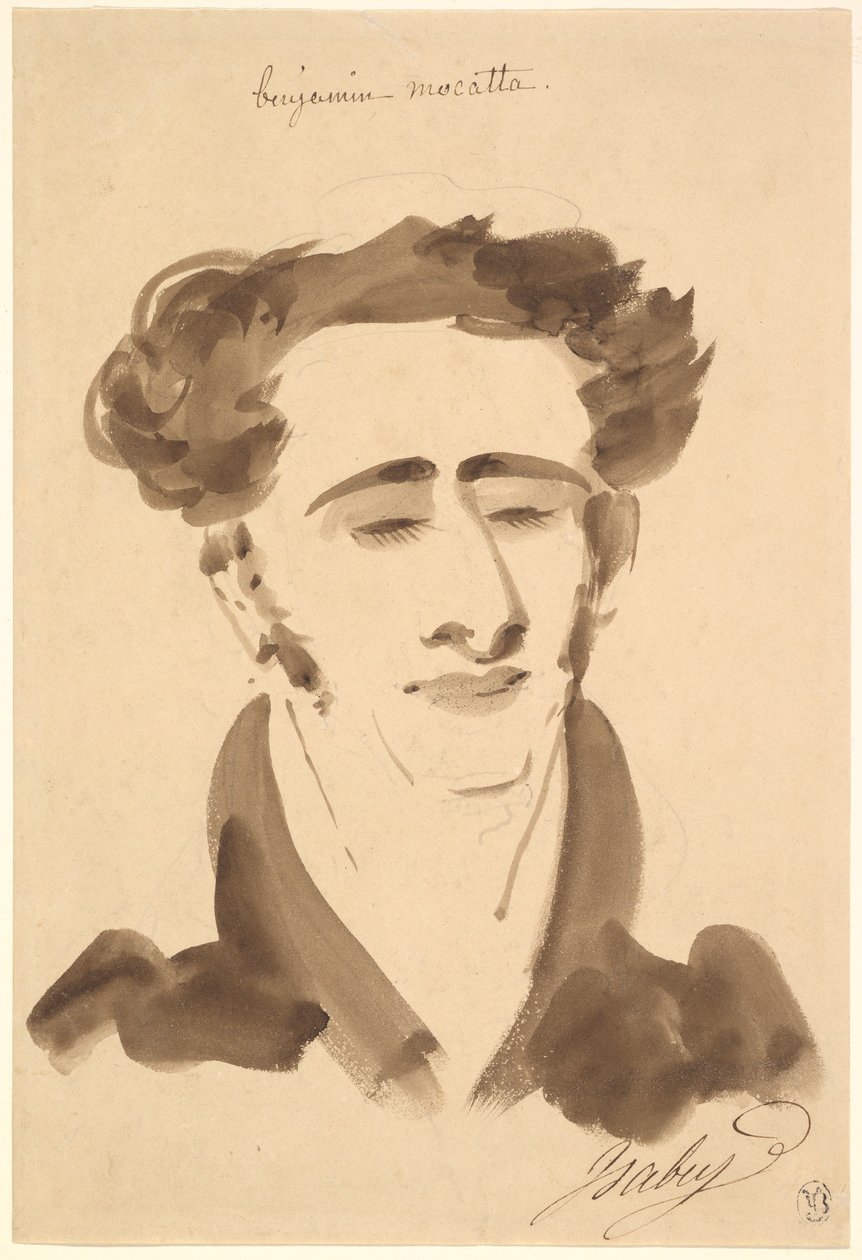 Retrato de Benjamin Mocatta (1802-1865) de Jean-Baptiste Isabey