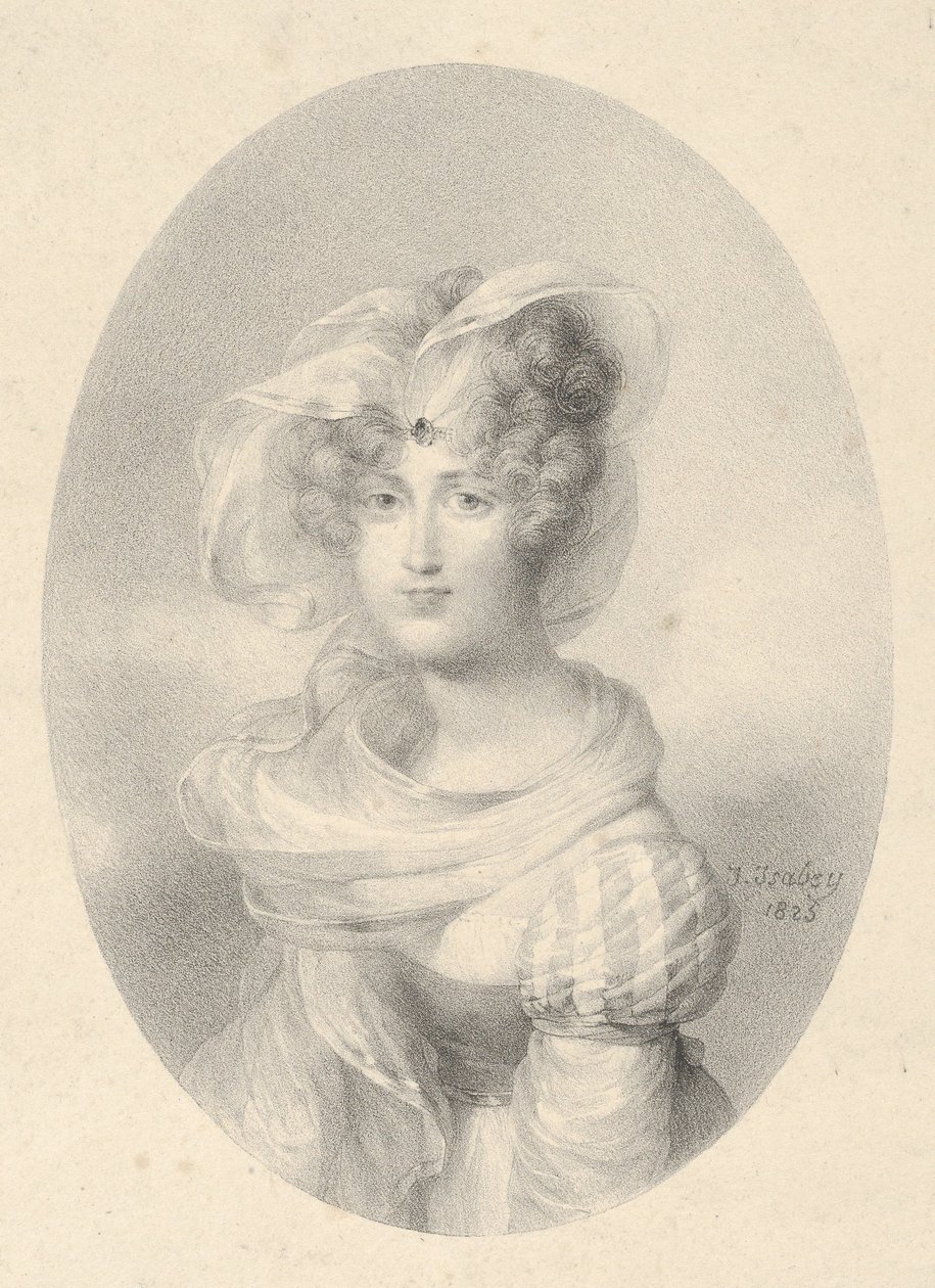 Retrato de la señora Ditte-Harmite de Jean-Baptiste Isabey