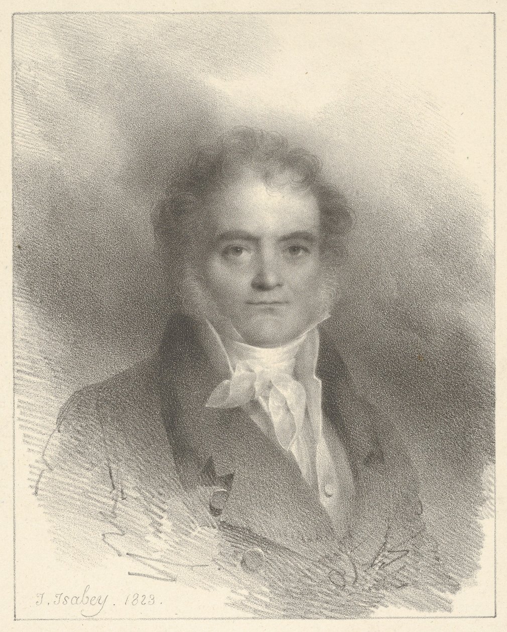 Retrato de Villeau de Jean-Baptiste Isabey