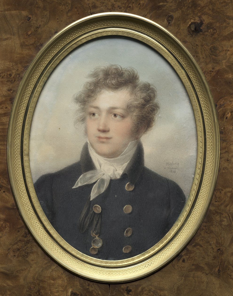 Retrato de un hombre, posiblemente Alejandro I, emperador de Rusia de Jean-Baptiste Isabey