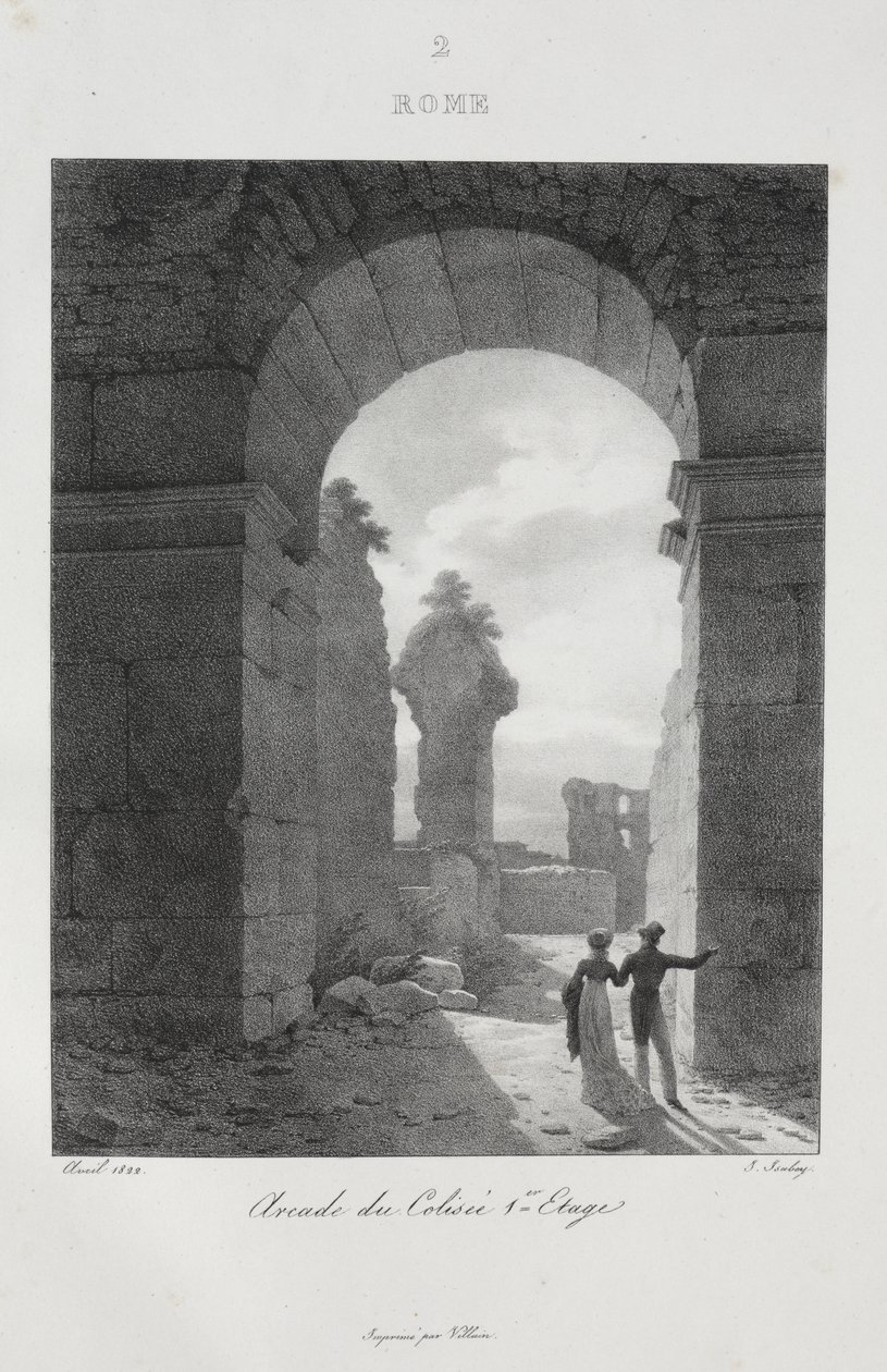 Viaje a Italia en 1822 de Jean-Baptiste Isabey