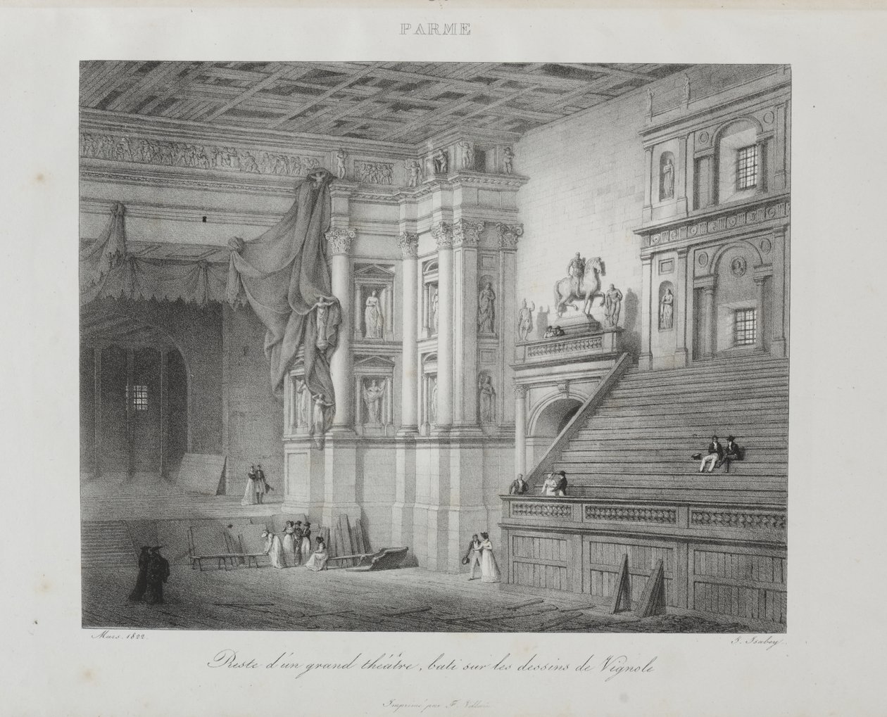Viaje a Italia en 1822 de Jean-Baptiste Isabey