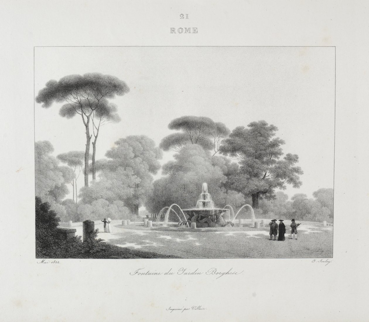 Viaje a Italia en 1822 de Jean-Baptiste Isabey