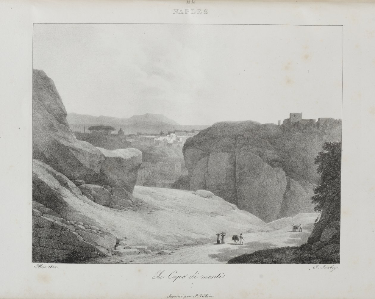 Viaje a Italia en 1822 de Jean-Baptiste Isabey