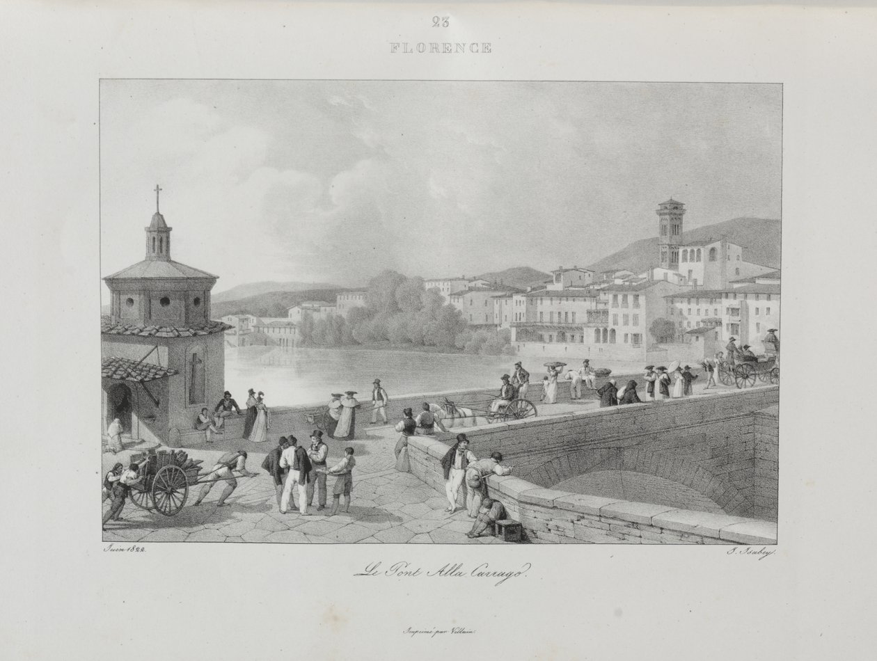 Viaje a Italia en 1822 de Jean-Baptiste Isabey
