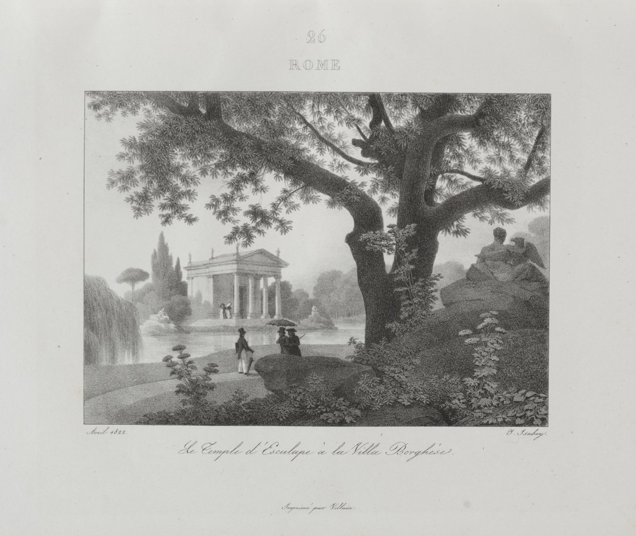 Viaje a Italia en 1822 de Jean-Baptiste Isabey