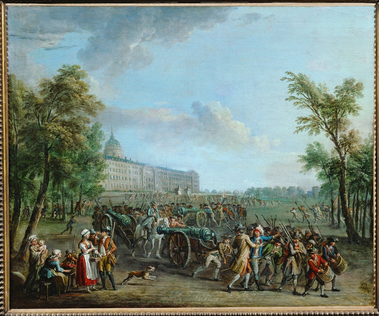Saqueo de la armería de los Inválidos, París ... de Jean Baptiste Lallemand