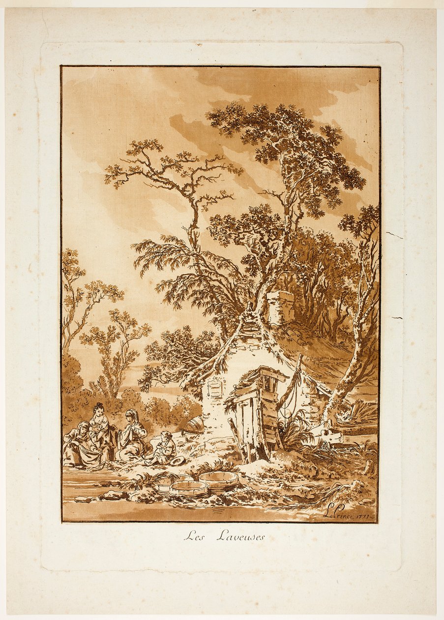 Las lavanderas de Jean-Baptiste Le Prince