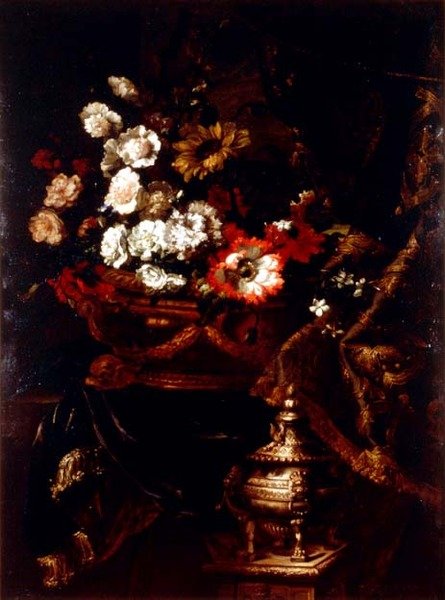 Naturaleza muerta de flores de Jean Baptiste Monnoyer