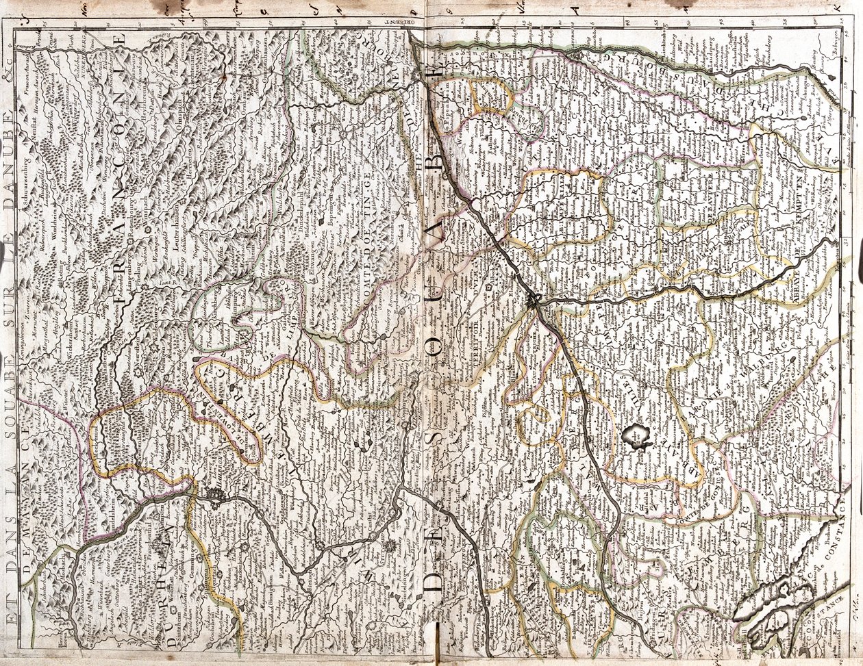 Baden-Wurtemberg, Baviera, Alemania de Jean Baptiste Nolin