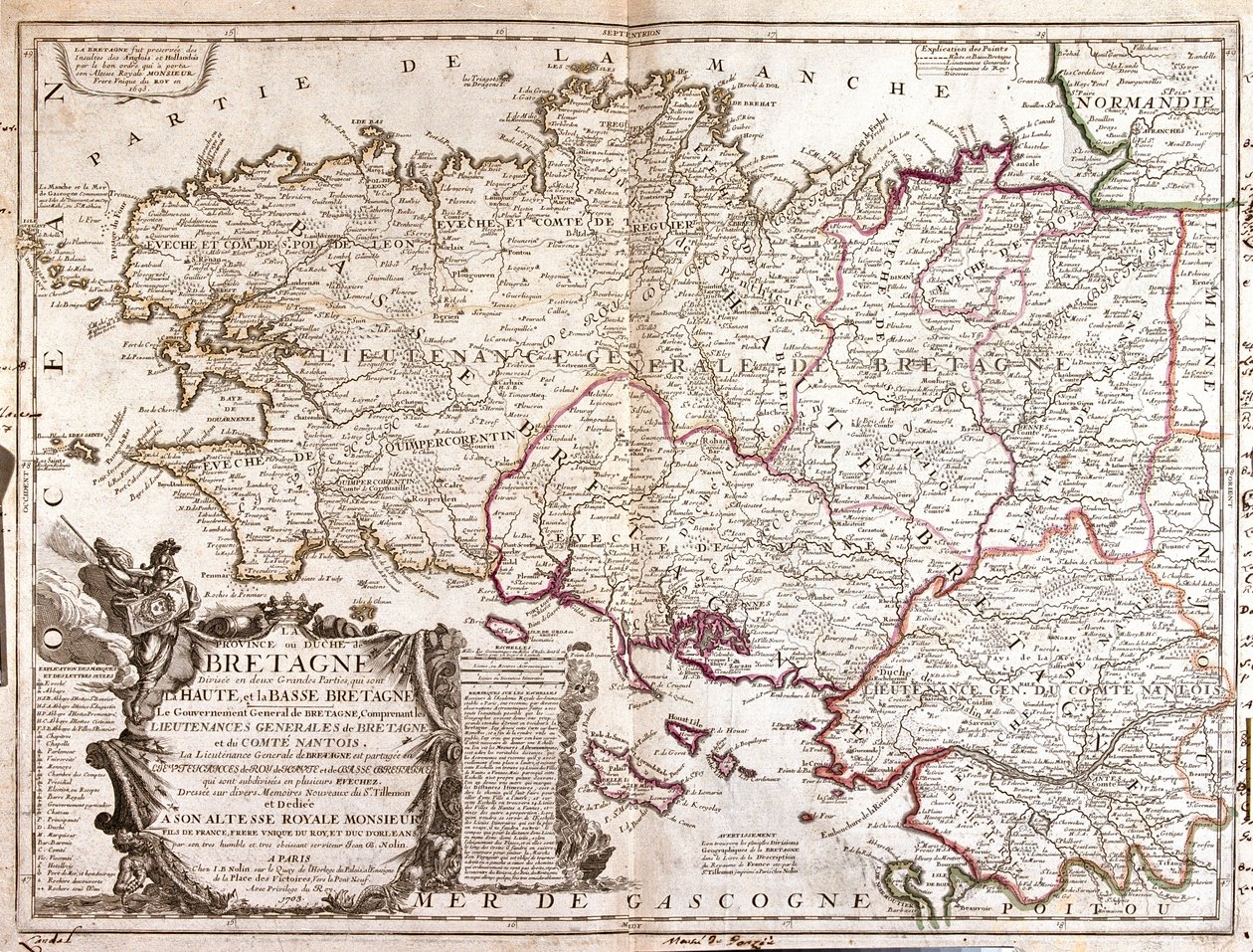Bretaña, este de Países del Loira, Francia de Jean Baptiste Nolin