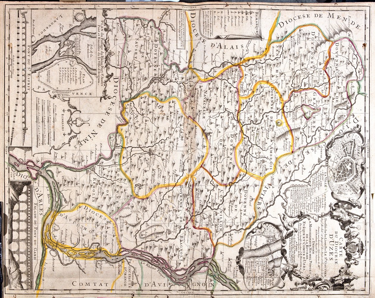 Languedoc-Rosellón, Francia de Jean Baptiste Nolin