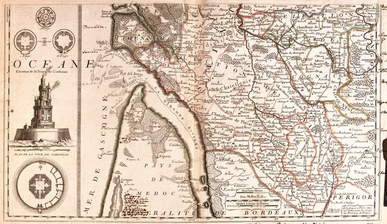 Poitou-Charentes, Francia de Jean-Baptiste Nolin