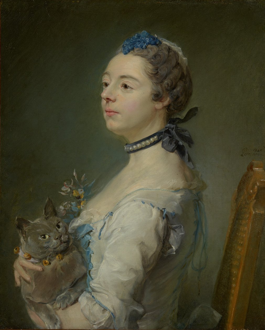 Magdaleine Pinceloup de la Grange, de soltera Parseval de Jean Baptiste Perronneau