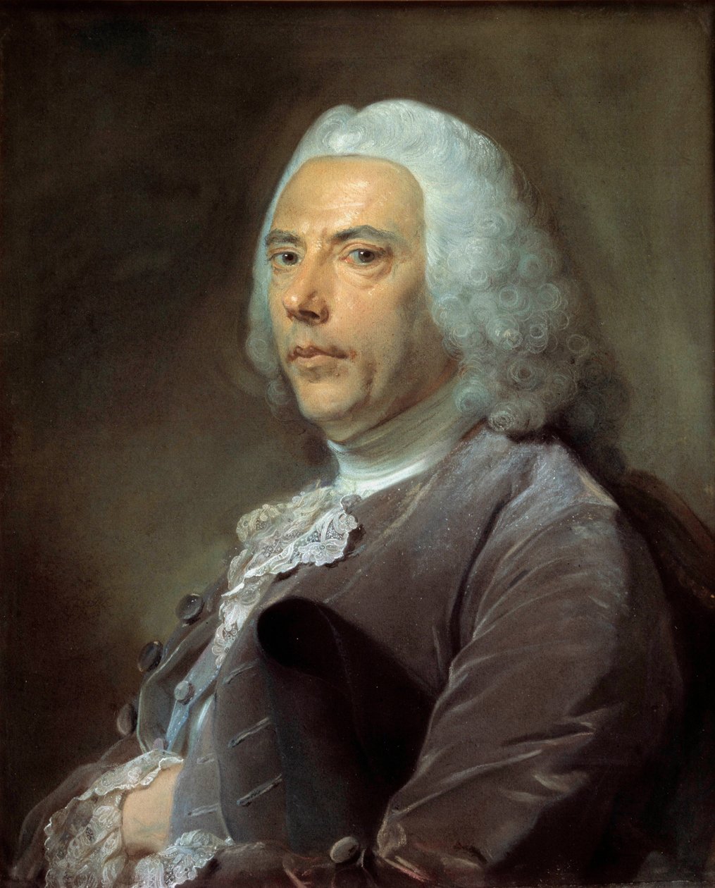 Retrato de Pierre Bouguer, miembro de la Academia de Ciencias, geómetra y astrónomo de Jean Baptiste Perronneau