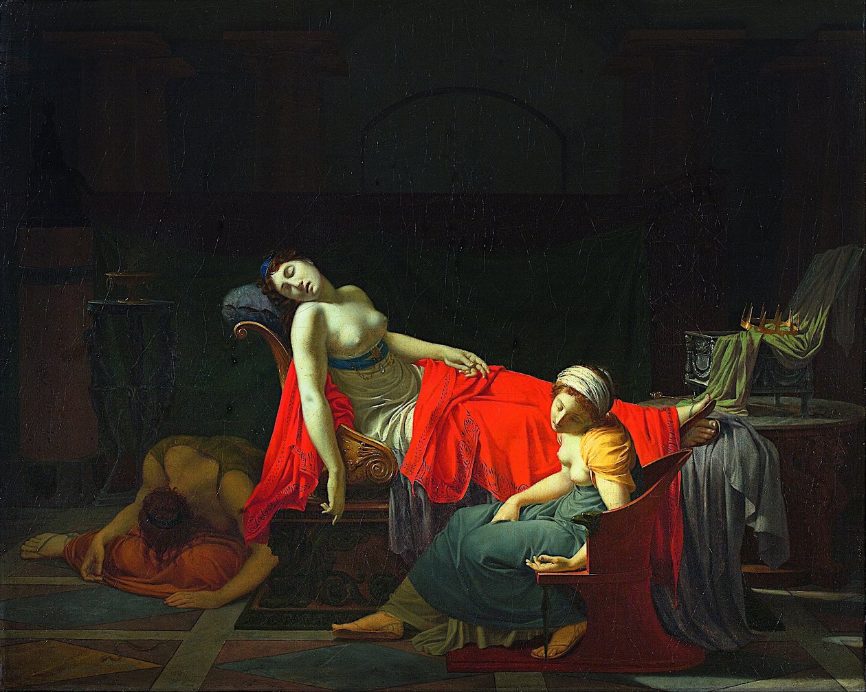 Muerte de Cleopatra de Jean-Baptiste Regnault