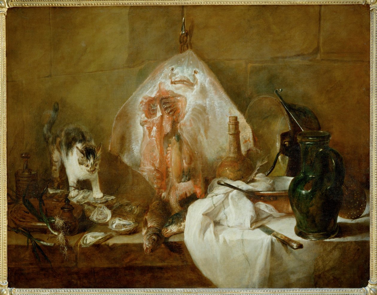 El patín - La raie ... de Jean Baptiste Simeon Chardin