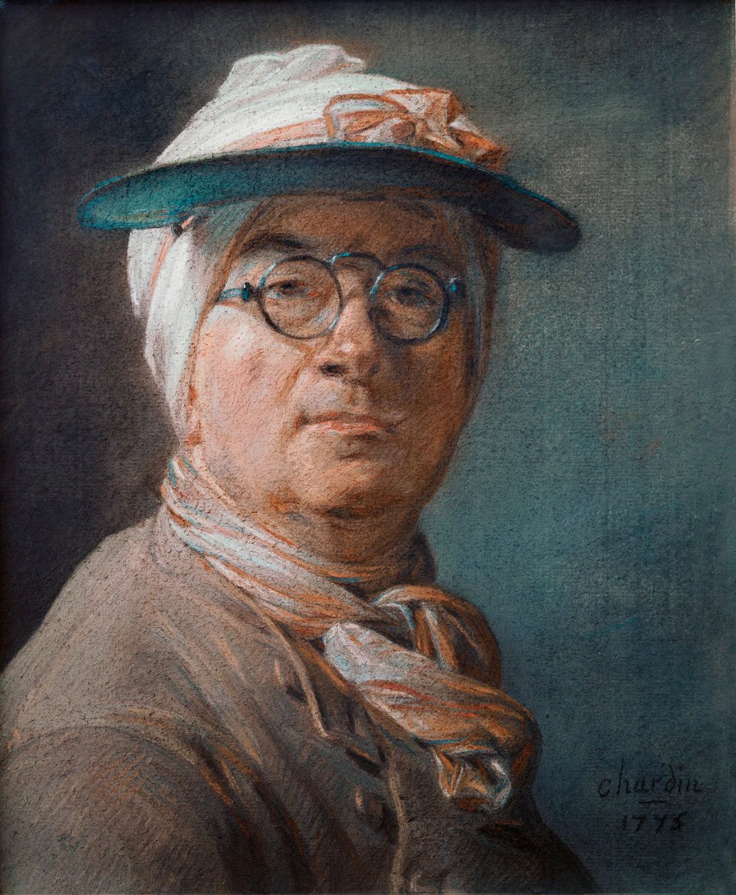 Autorretrato de Chardin, llamado " a l