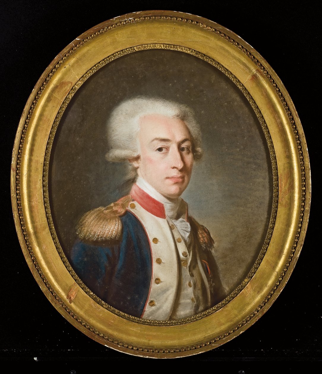 Retrato del Marqués de La Fayette de Jean Baptiste Weyler