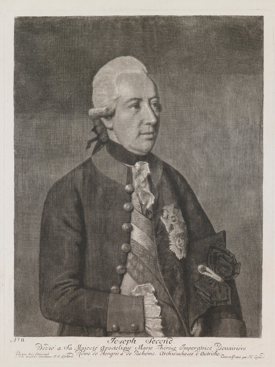 José II, emperador de Austria de Jean-Étienne Liotard