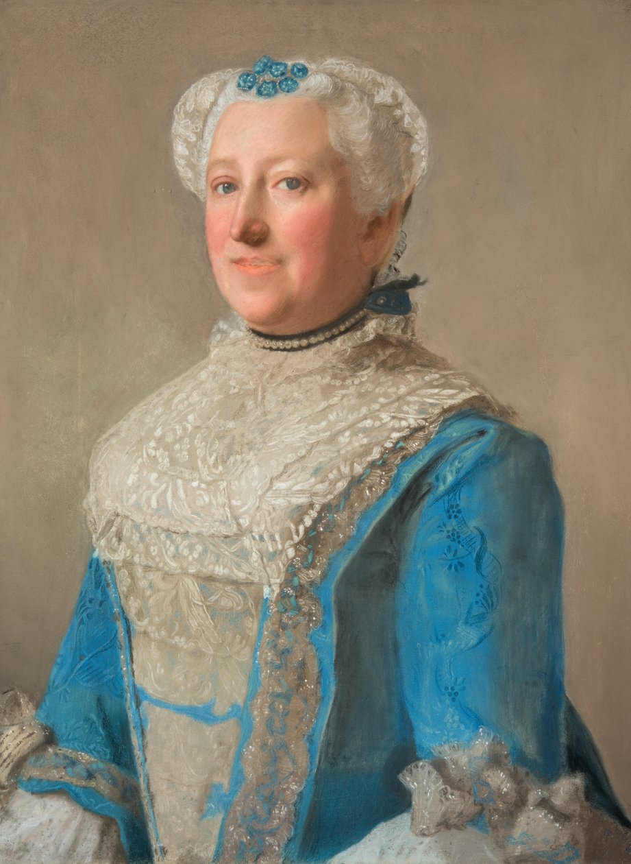 Retrato de Elizabeth Percy, condesa de Northumberland (dibujo al pastel) de Jean-Etienne Liotard