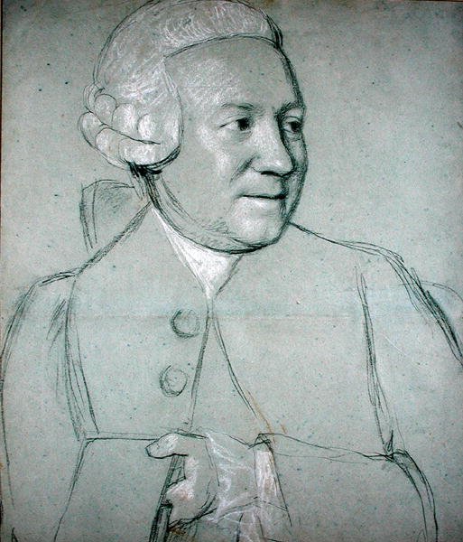 Retrato de un hombre sosteniendo un libro de Jean Étienne Liotard