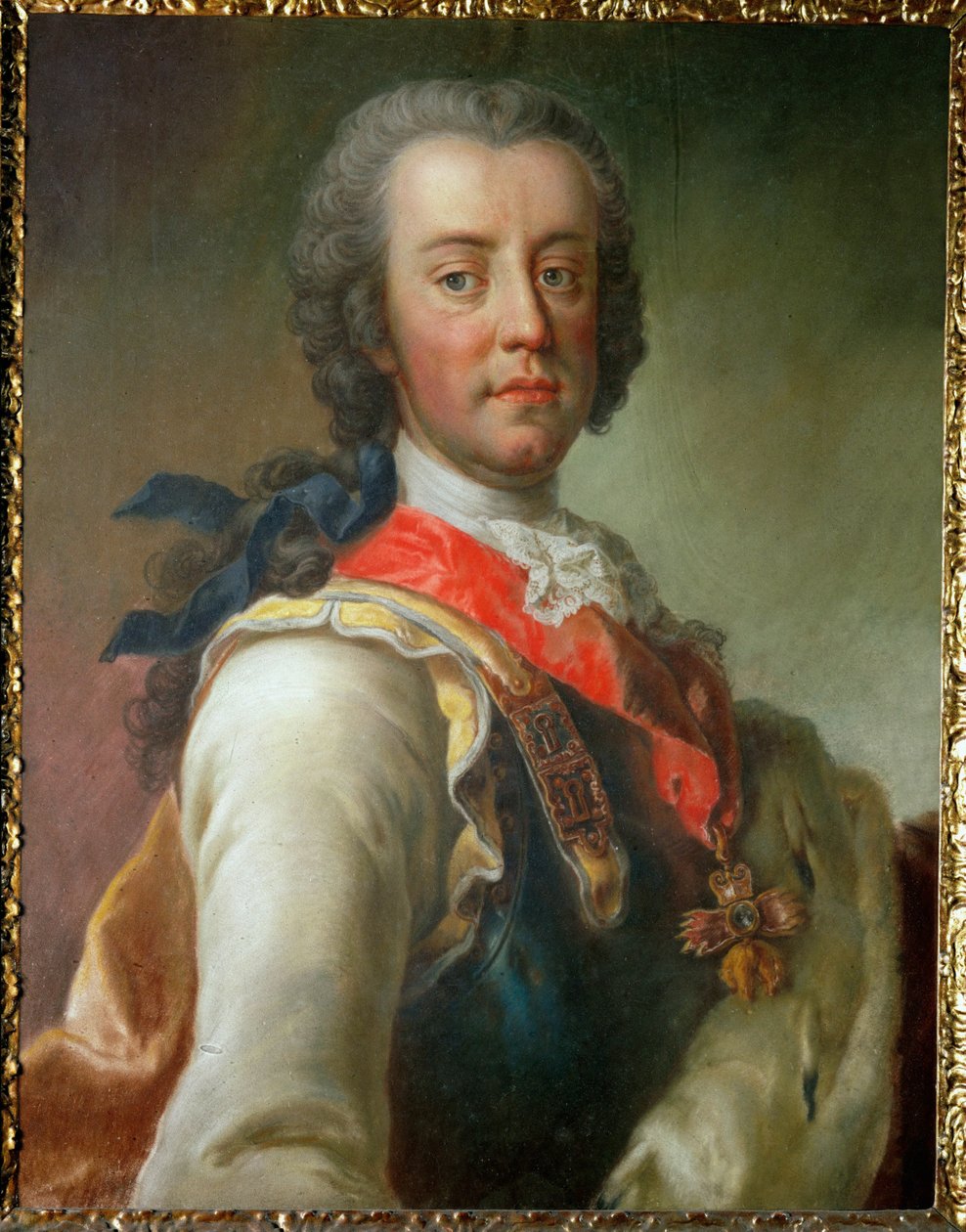 Príncipe Karl von Lothringen, hermano del emperador Francisco I Esteban y cuñado de la emperatriz María Teresa ... de Jean Étienne Liotard