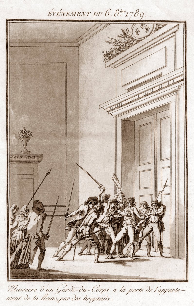 Revolución Francesa - Evento del 6 de octubre de Jean Francois Janinet