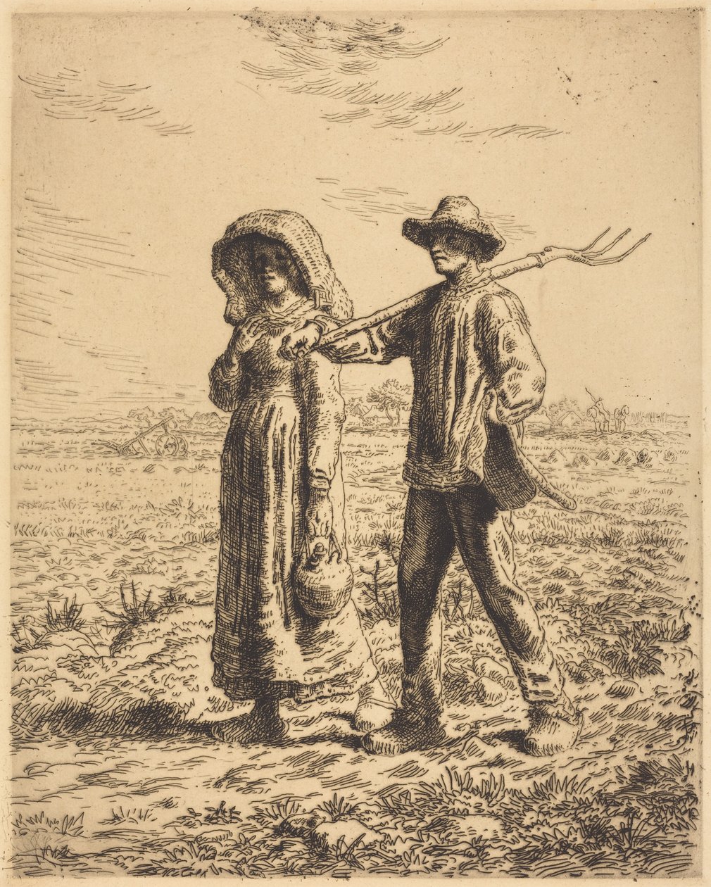 Salida al trabajo de Jean-Francois Millet