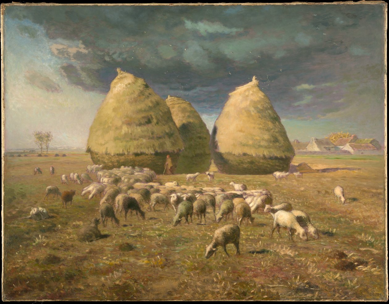 Montones de heno: otoño de Jean-Francois Millet