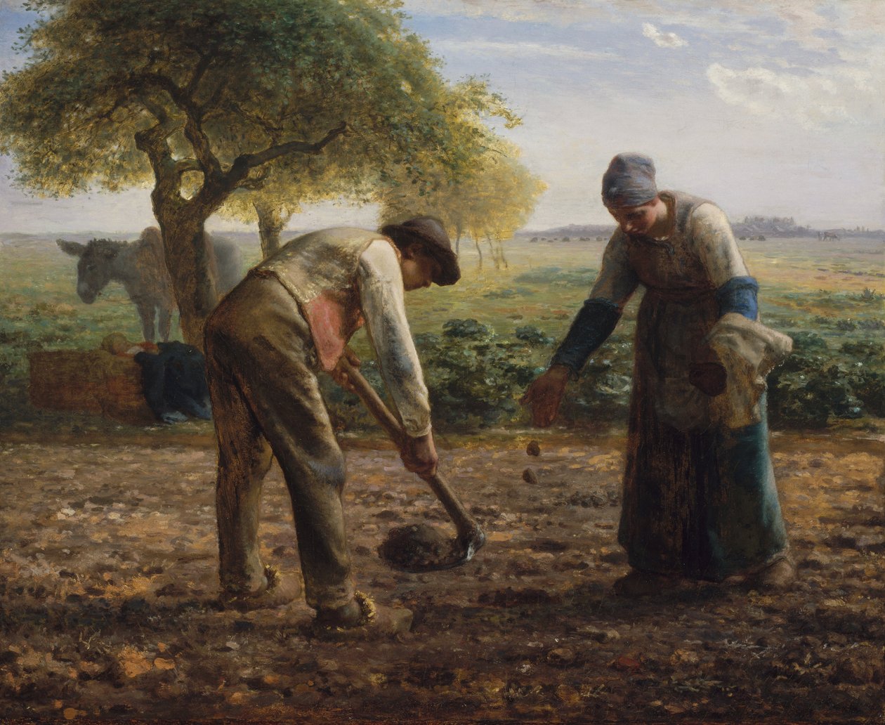 Plantadores de patatas de Jean-Francois Millet