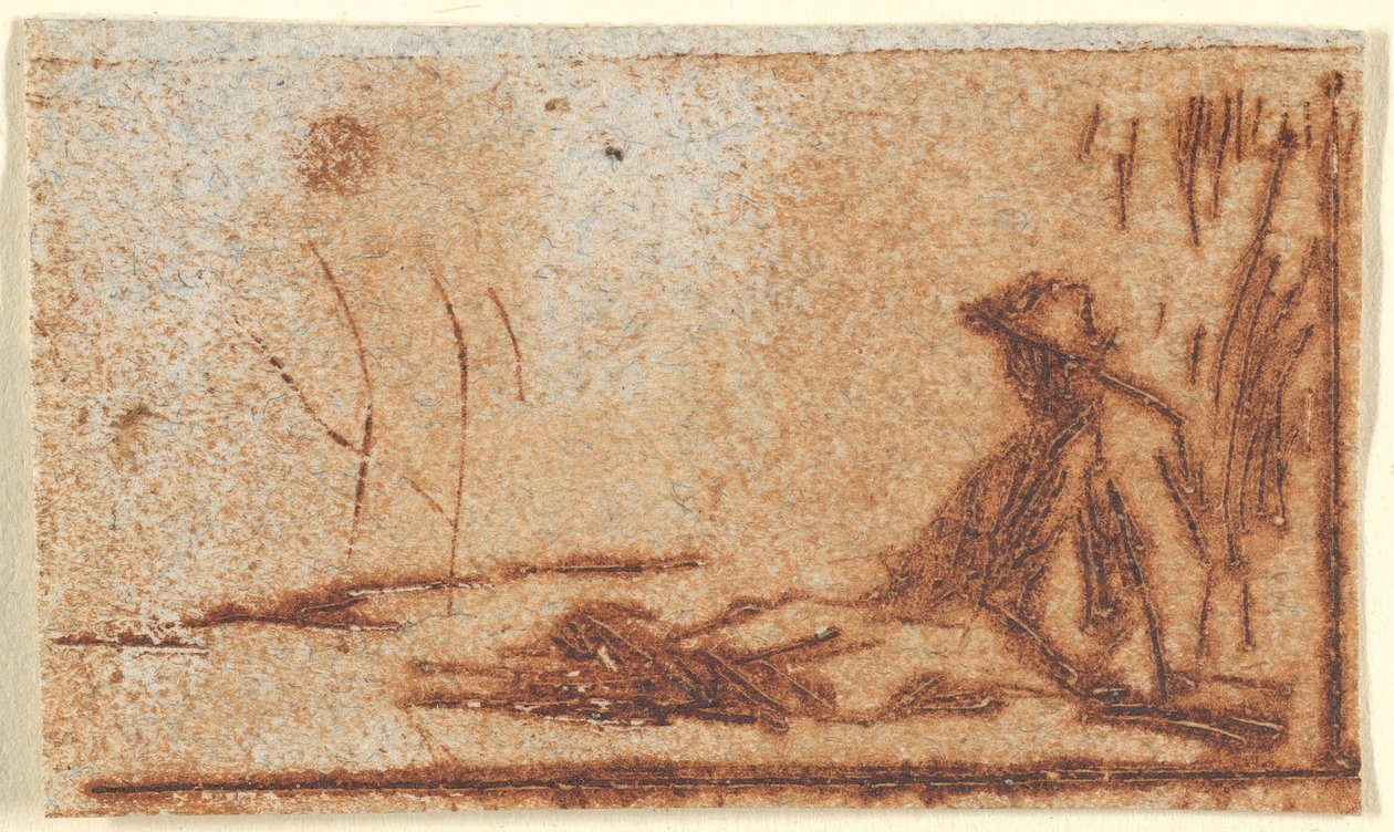 Sitzender Bauer de Jean-Francois Millet