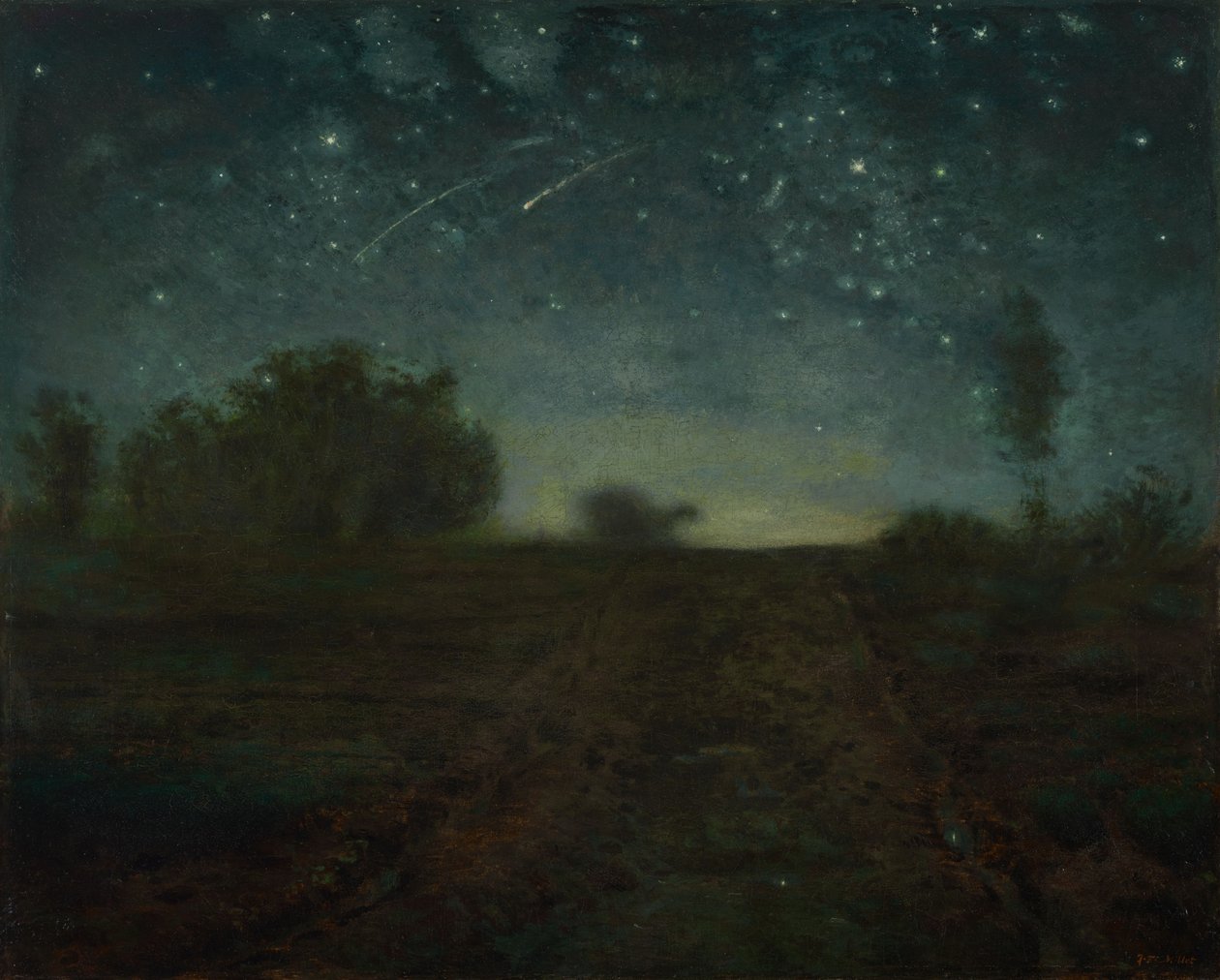 Noche estrellada de Jean-Francois Millet