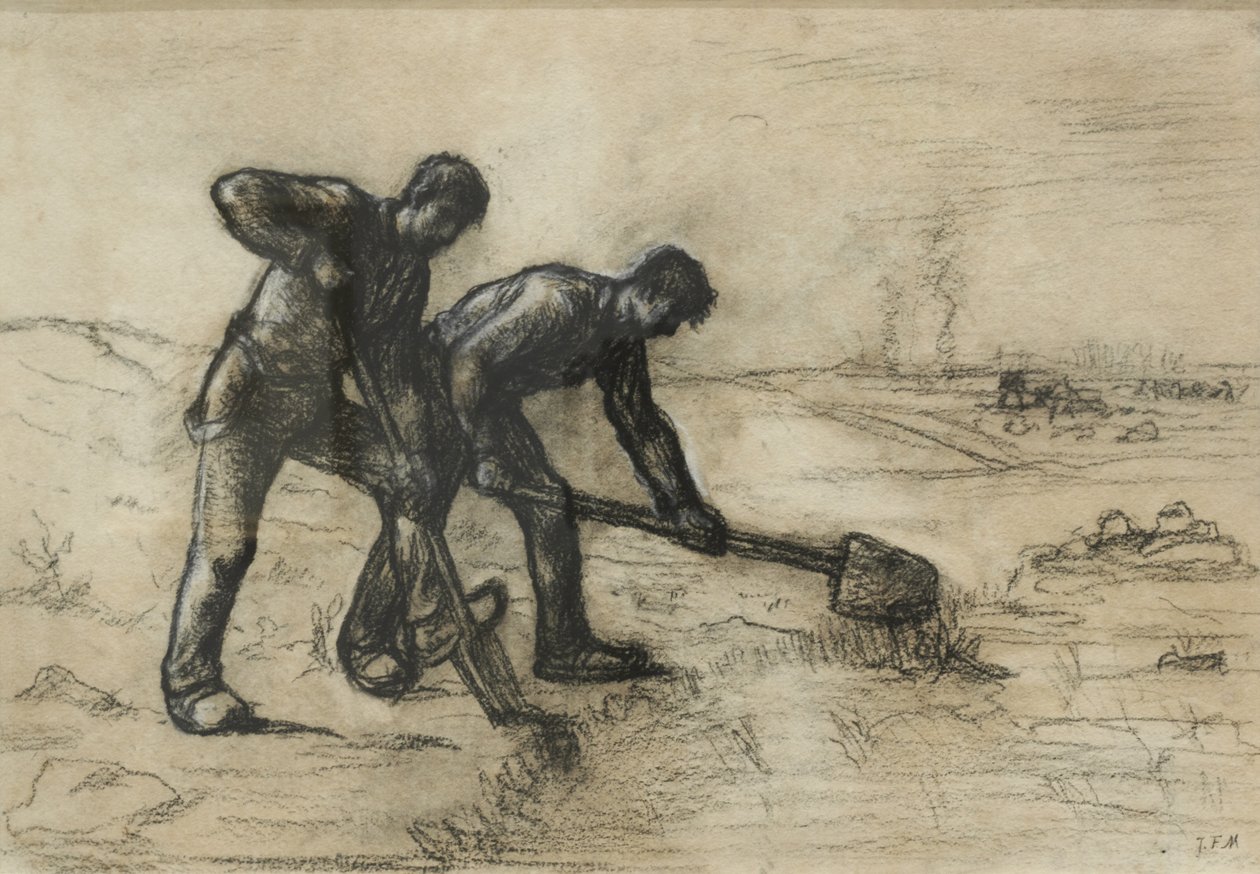 Die Gräber de Jean-Francois Millet