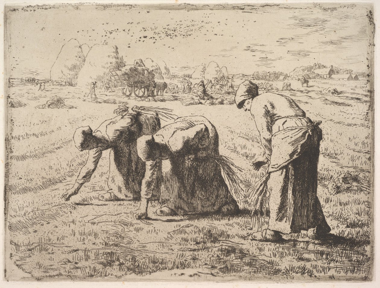 Las espigadoras de Jean-Francois Millet