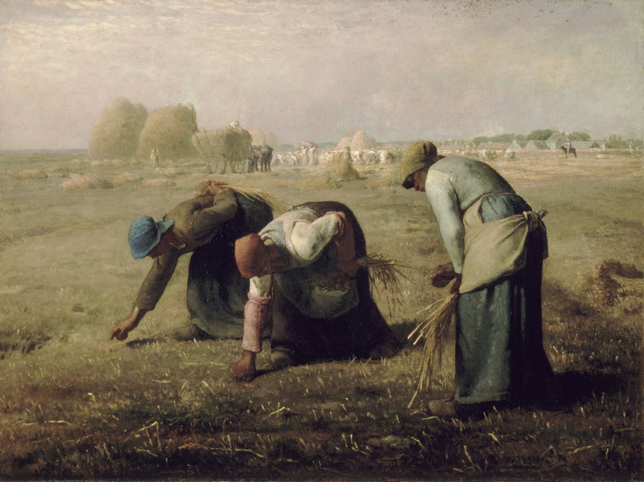 Las espigadoras de Jean-Francois Millet