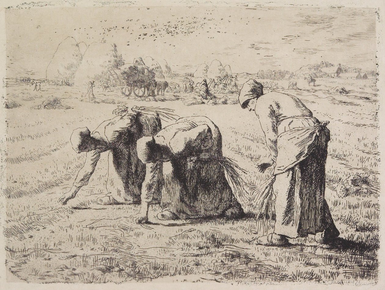 Die Ährenleserinnen de Jean-Francois Millet