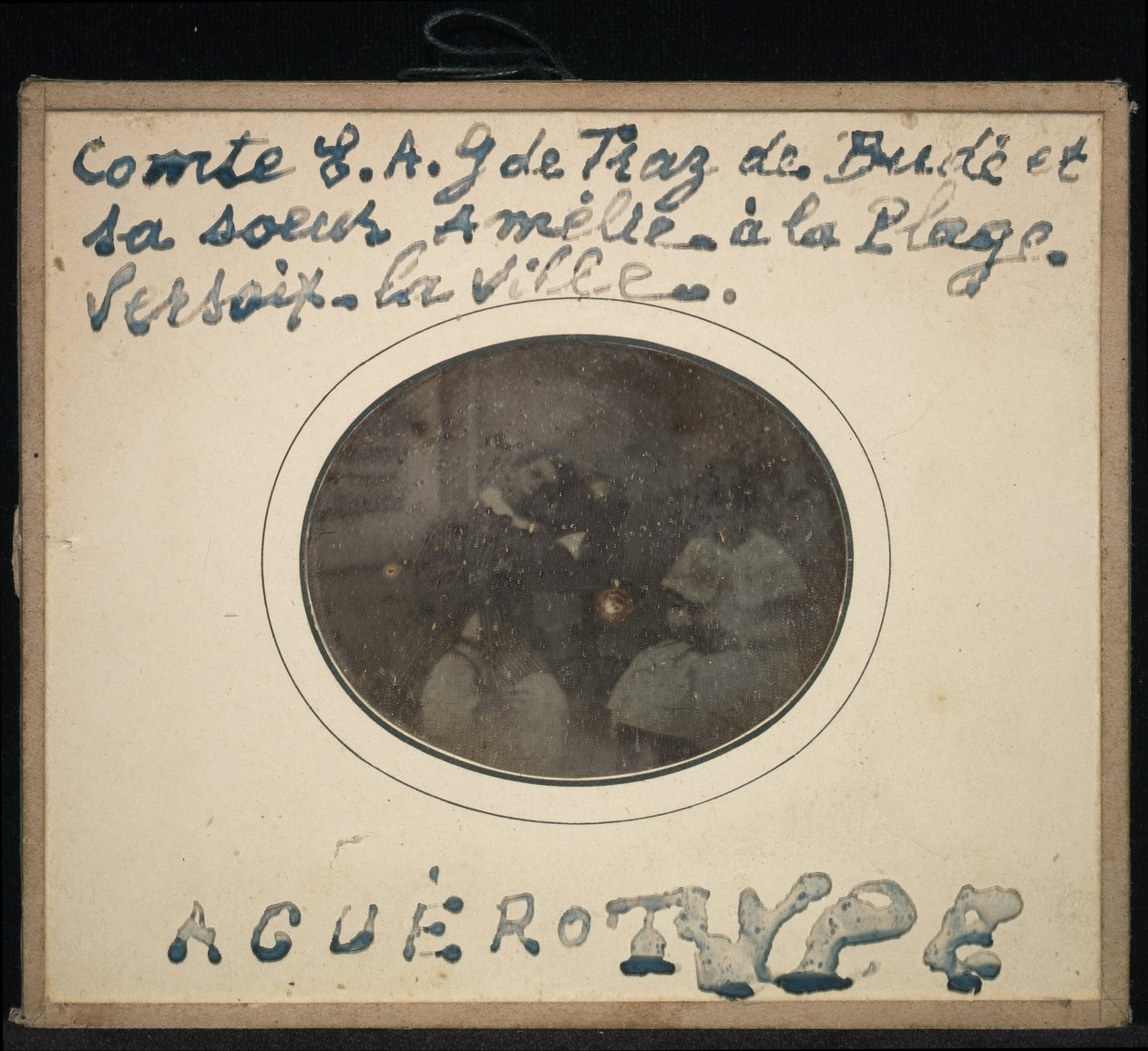 Retrato de dos niños, Conde Ernest Andre Gabriel de Traz de Budé y su hermana Amélie de Jean Gabriel Eynard