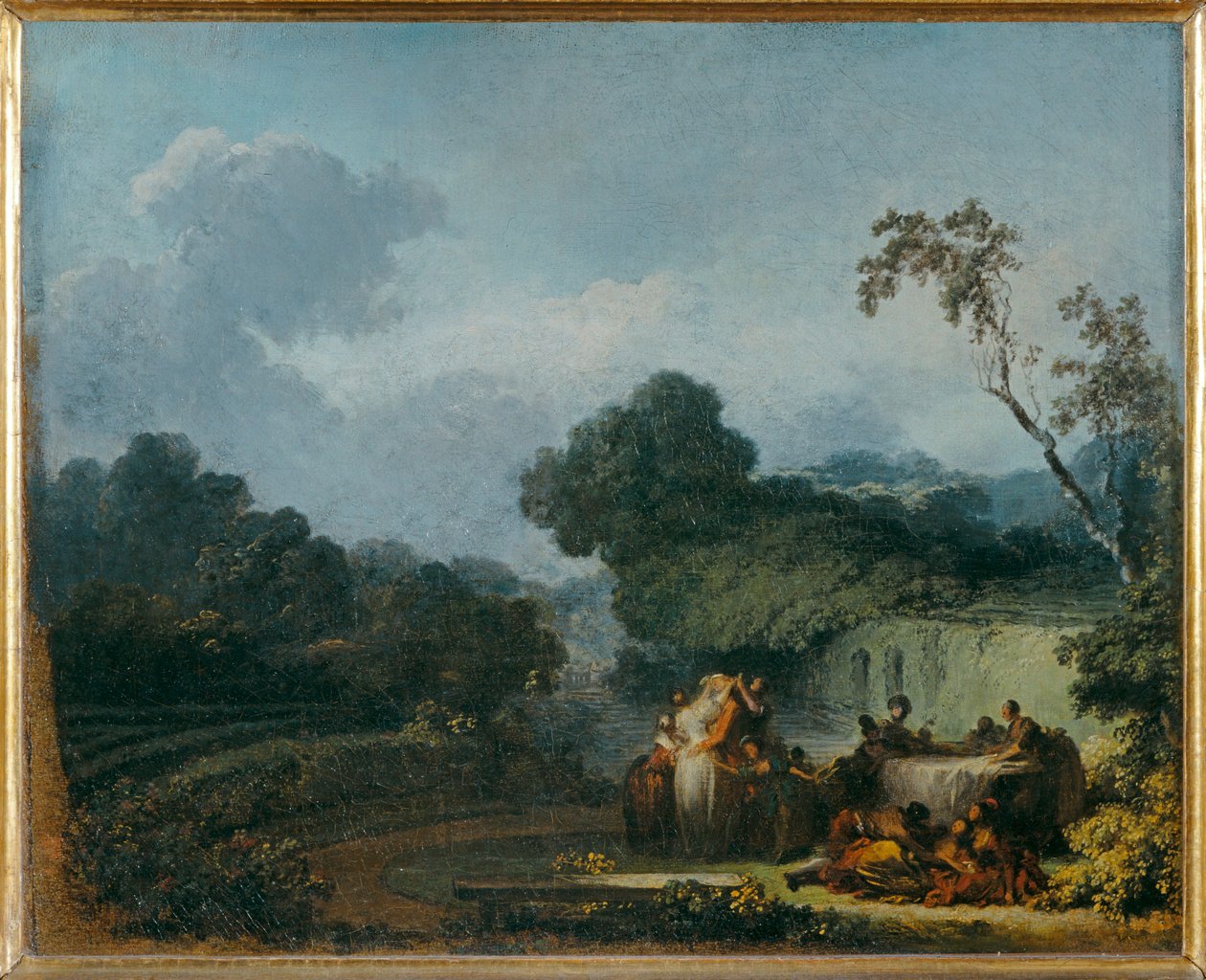 Le colin-maillard - La gallinita ciega. Antes de ... de Jean Honore Fragonard