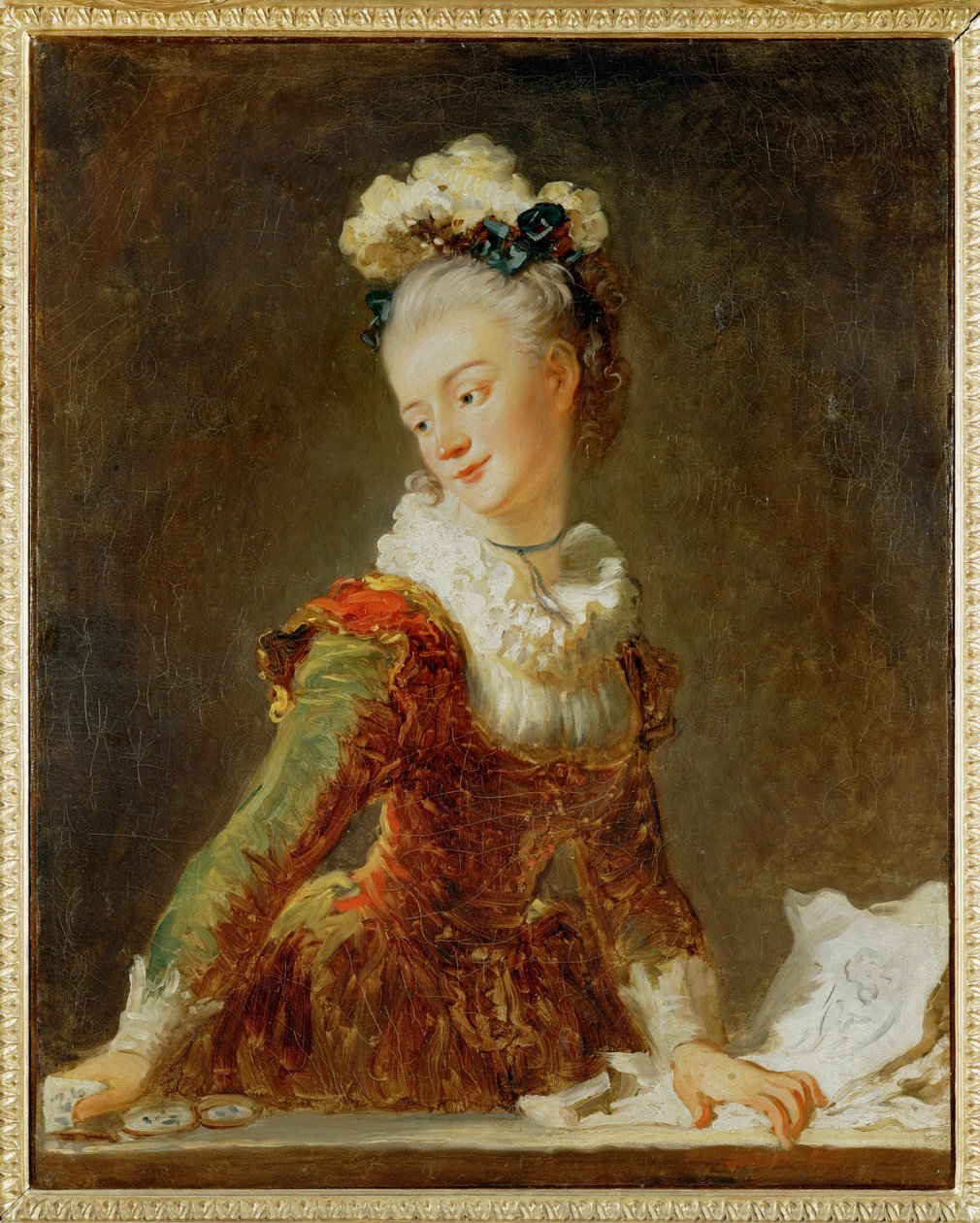 Marie-Madeleine Guimard, primera bailarina de la Ópera de París ... de Jean Honore Fragonard