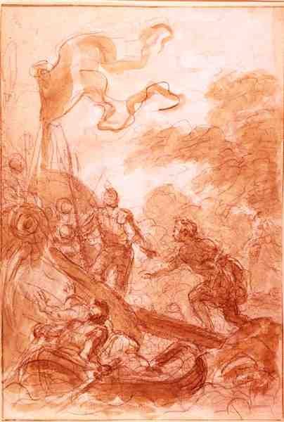 Orlando deja la isla de Jean Honore Fragonard