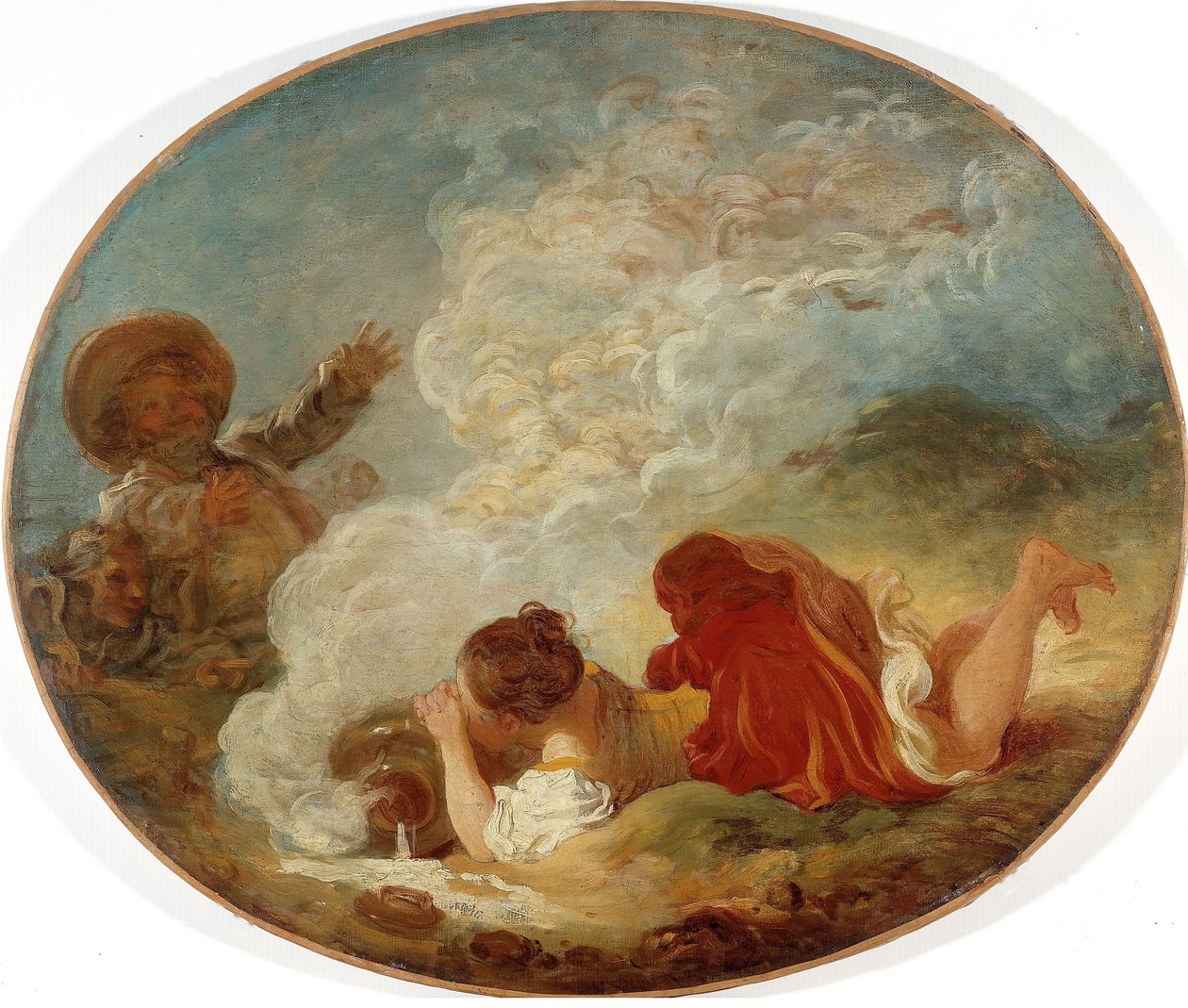 Perrette und der Milchtopf de Jean-Honore Fragonard