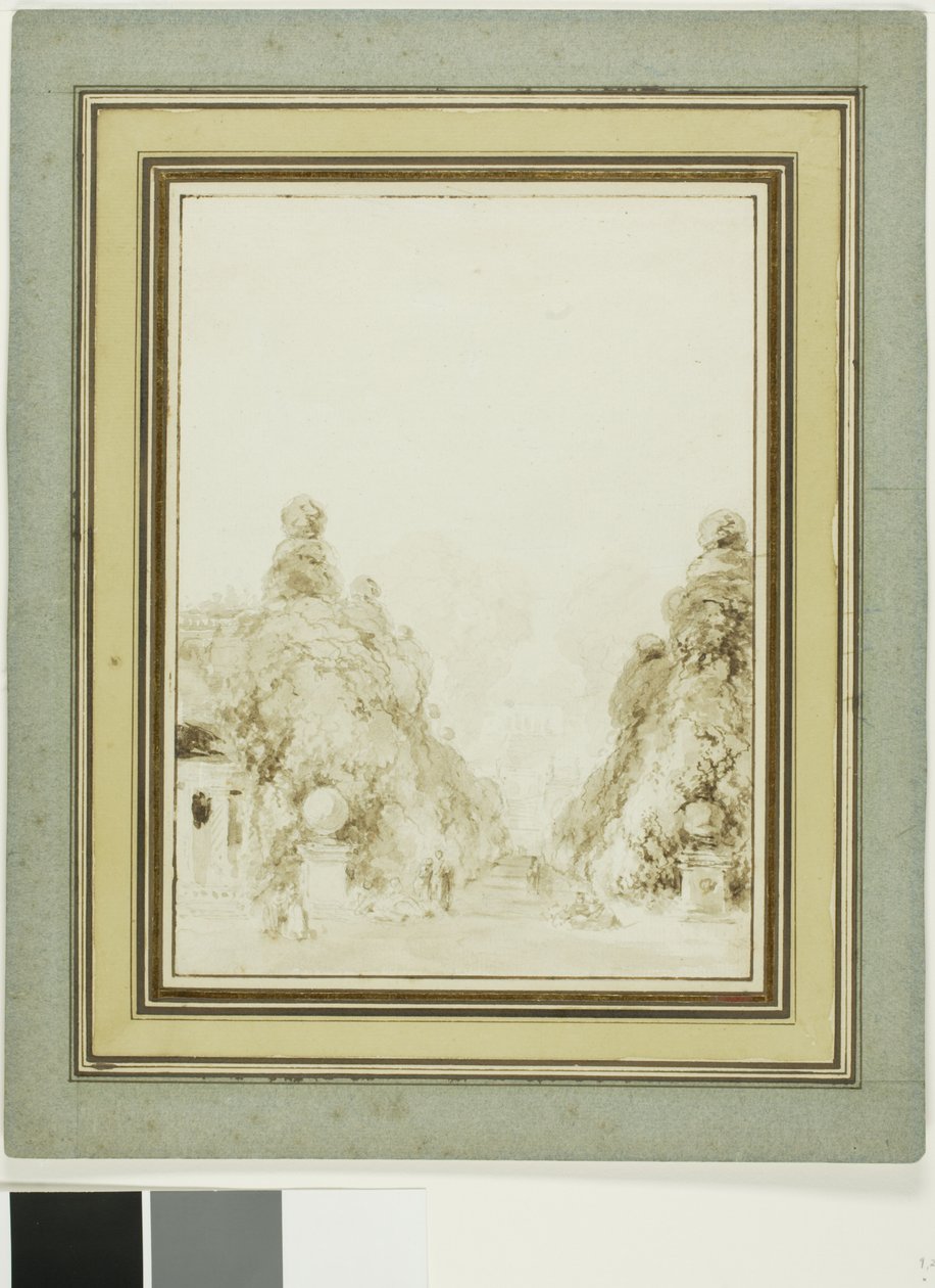 Vista del parque de Saint-Cloud de Jean-Honore Fragonard