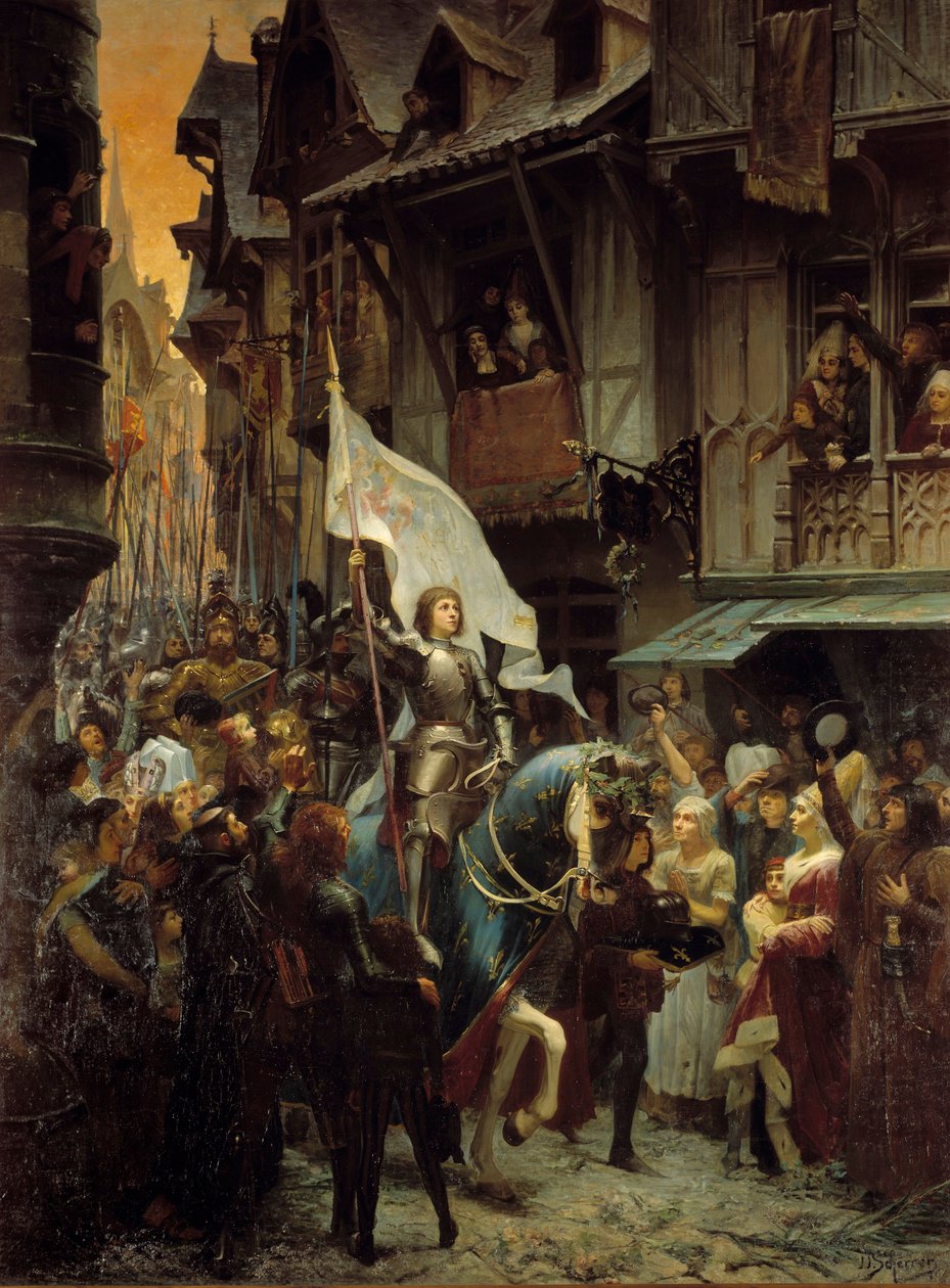 La entrada de Juana de Arco en Orleans el 8 de mayo de Jean Jacques Scherrer