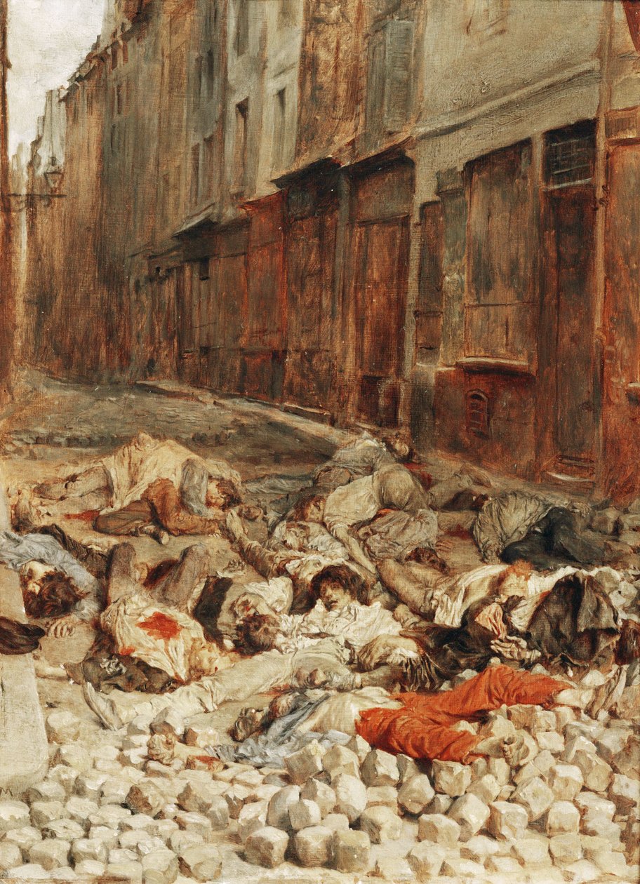 Barricada en la Mortellerie, París de Jean-Louis Ernest Meissonier