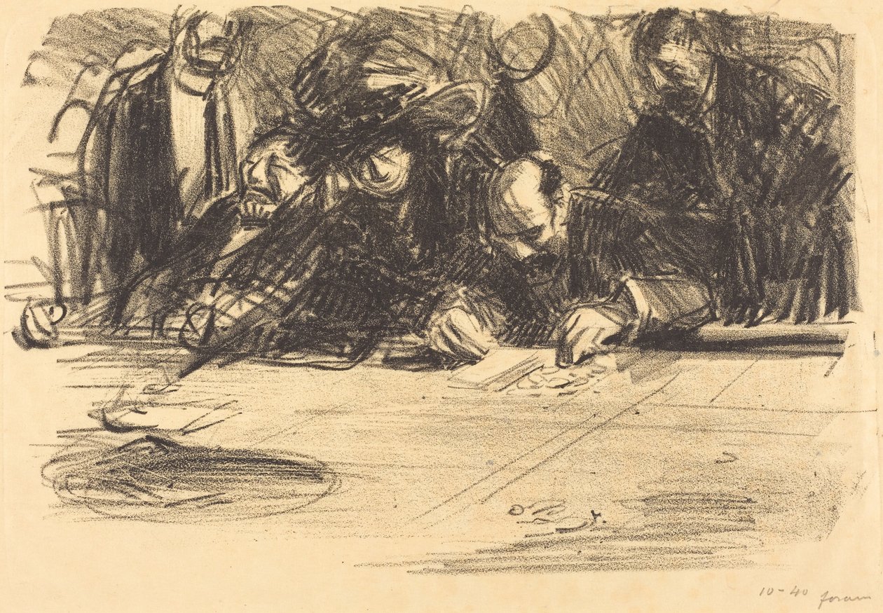 En la mesa de juego de Jean-Louis Forain