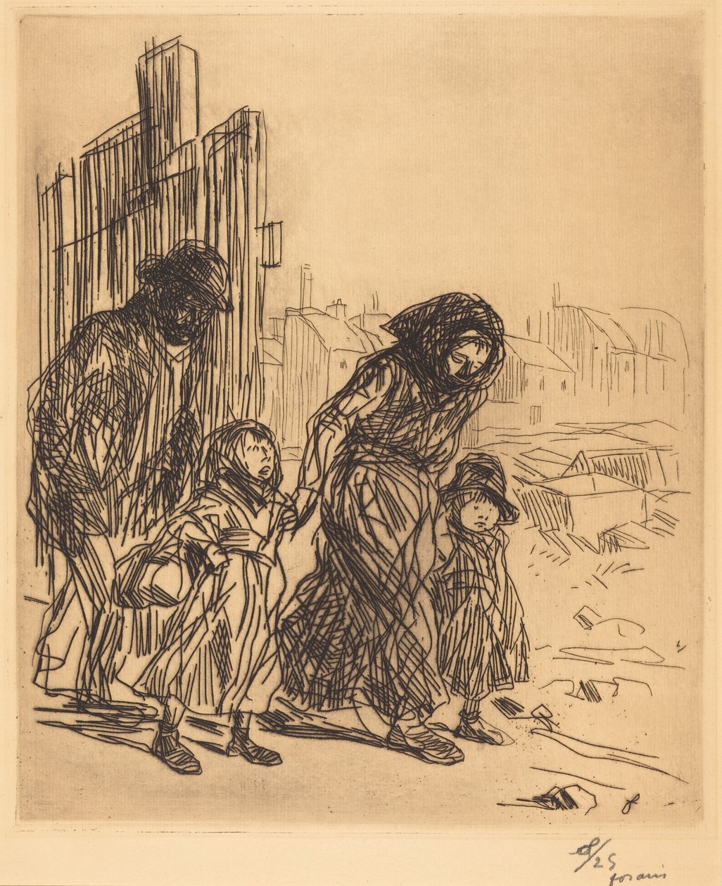 Tras el ataque (After the Seizure) de Jean-Louis Forain