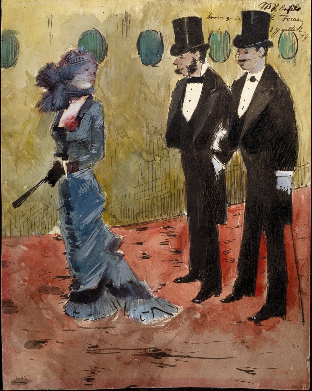 En el teatro de Jean-Louis Forain